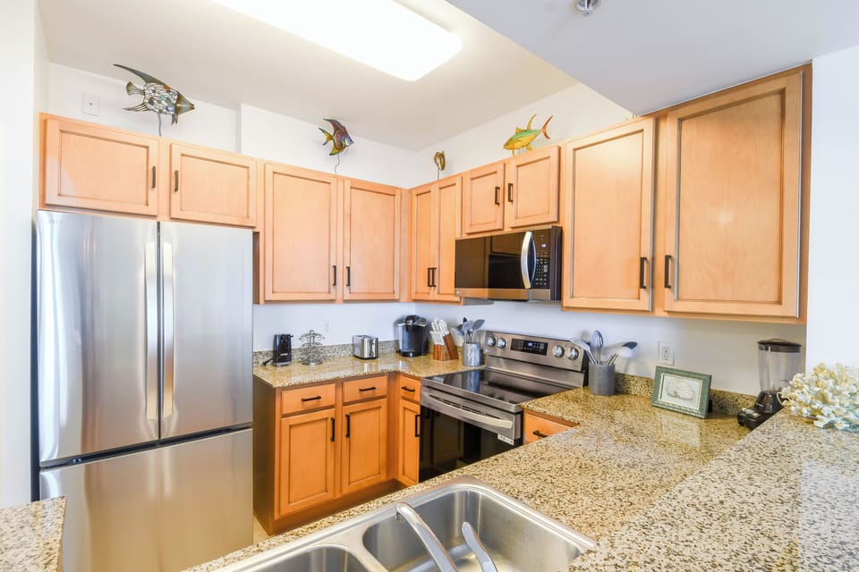 The Palms of Destin 2911 - Kitchen with Stainless Steel Appliances