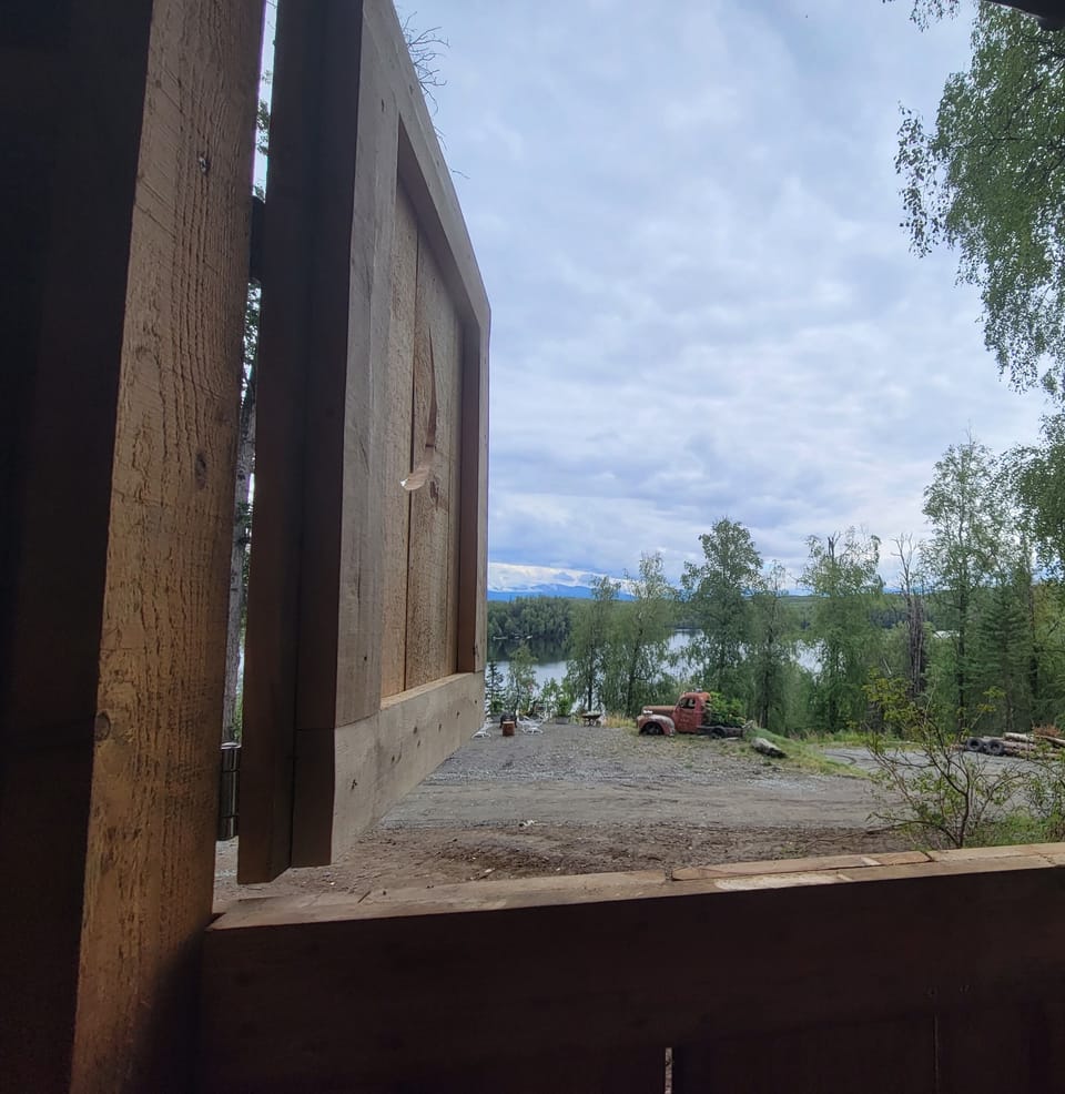 view from Outhouse