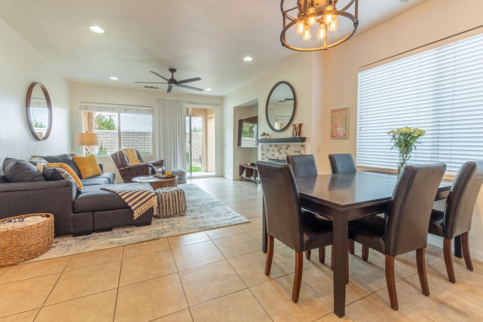 Dining Room and Living Room