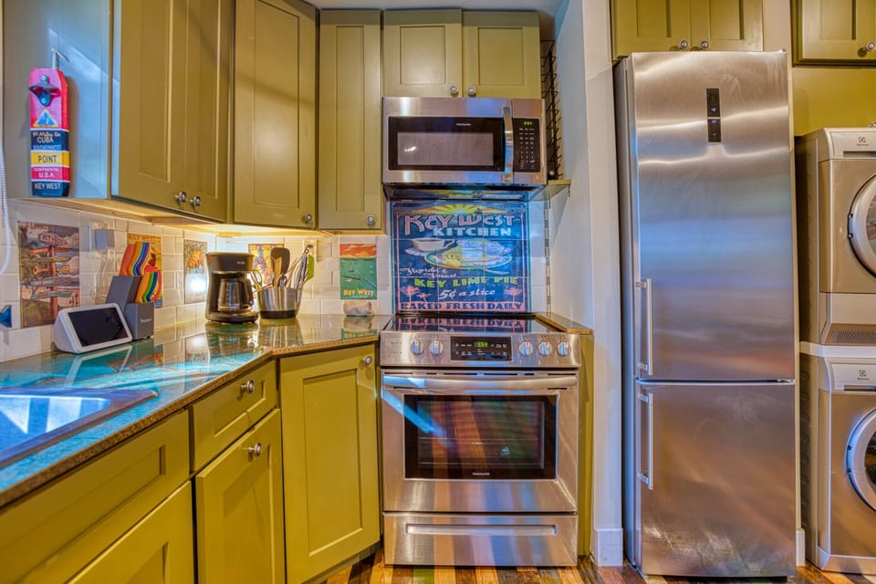 Kitchen is stocked with everything you’ll need!