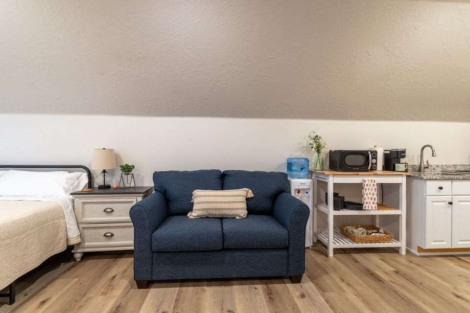Loveseat (coffee table not shown in pic, but is in front of the couch)