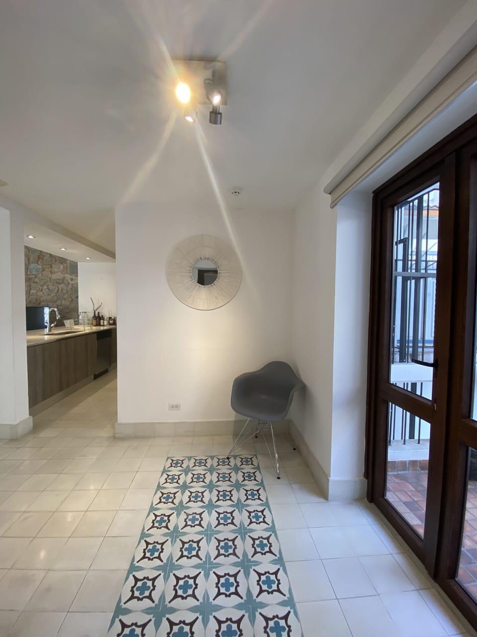 Entrance to the apartment. 