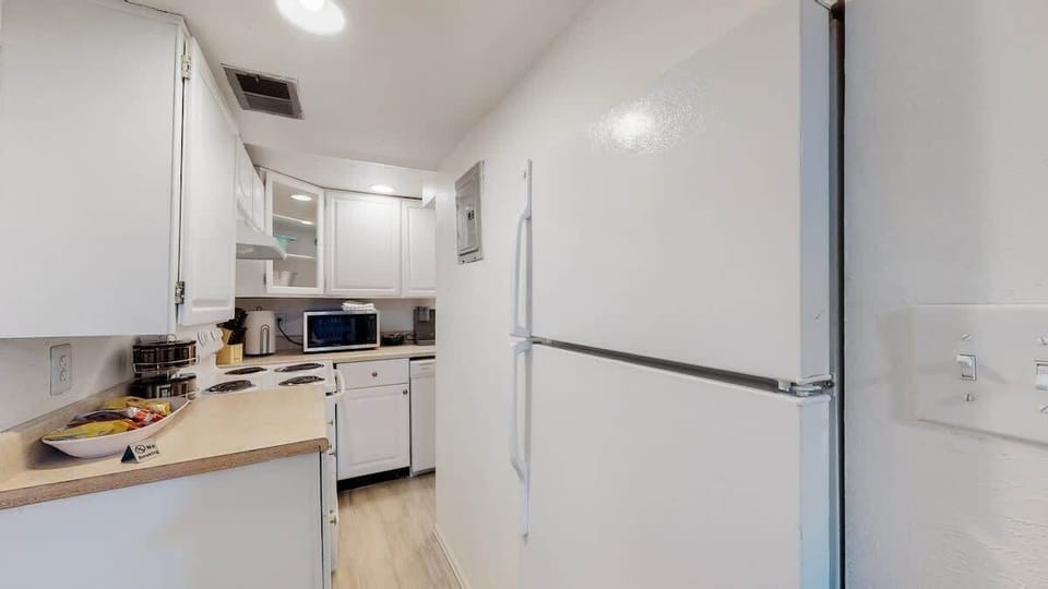 Cozy kitchen with necessary supplies