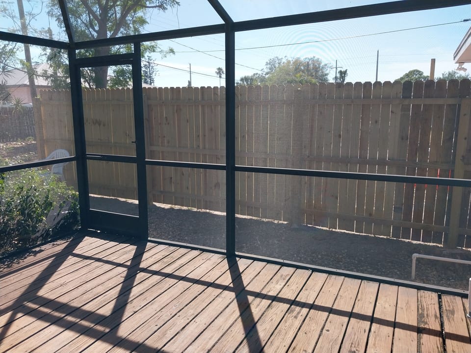 Fence Providing Privacy from the Neighbors 