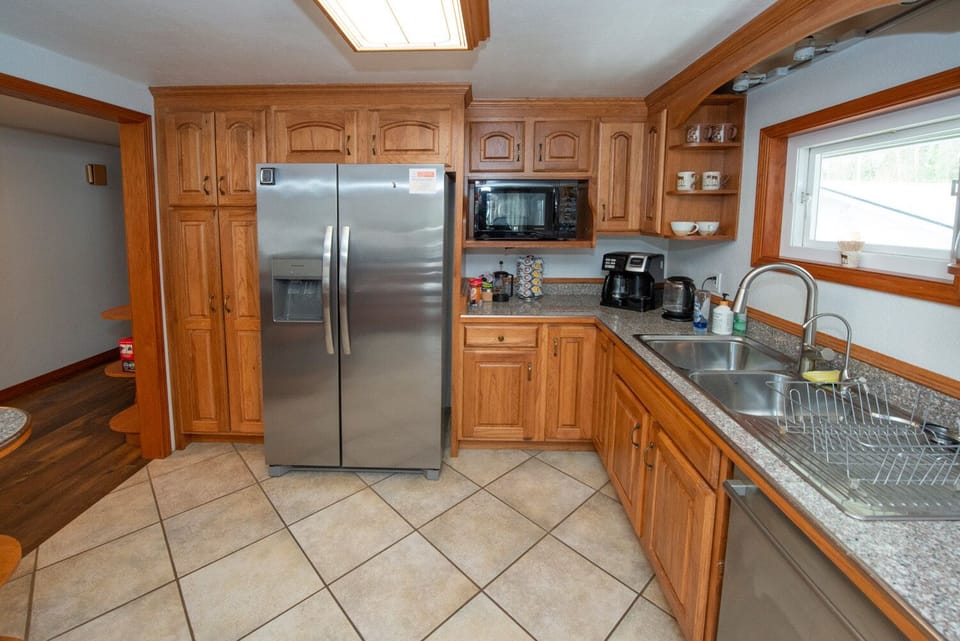Large open kitchen for the master chef and sous chef in your family!
