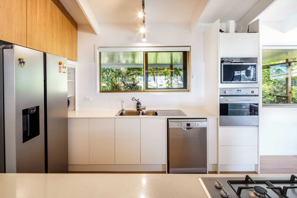 This kitchen is fully equipped with everything you'll need