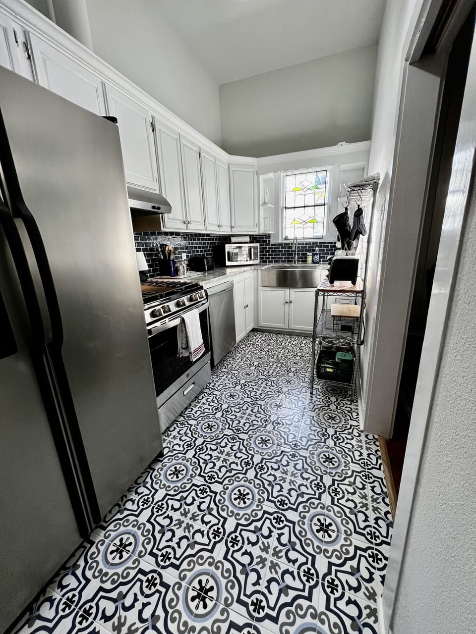 New stainless steel appliances 