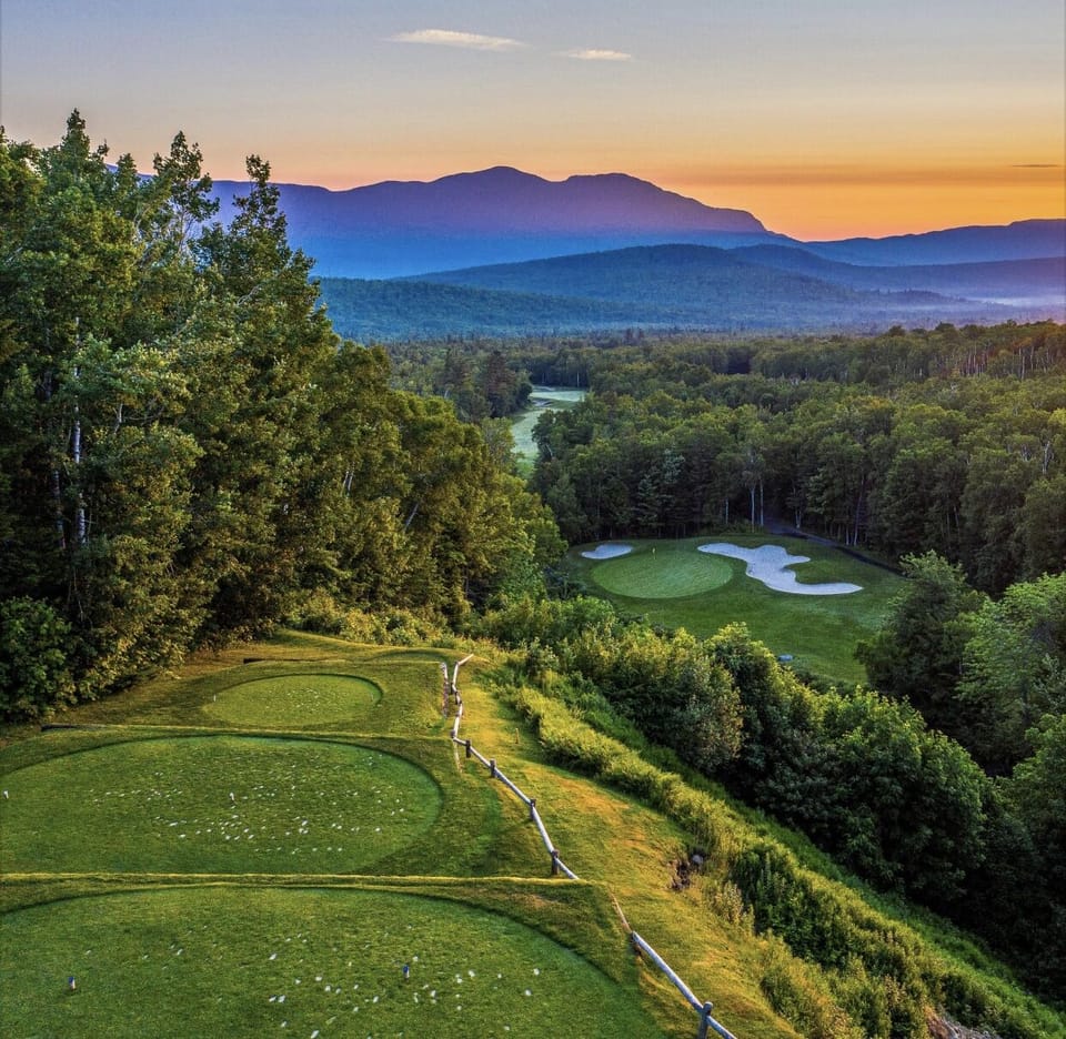 Maine's PREMIER golf course at Sugarloaf mountain. 12 mi away. Breathtaking!