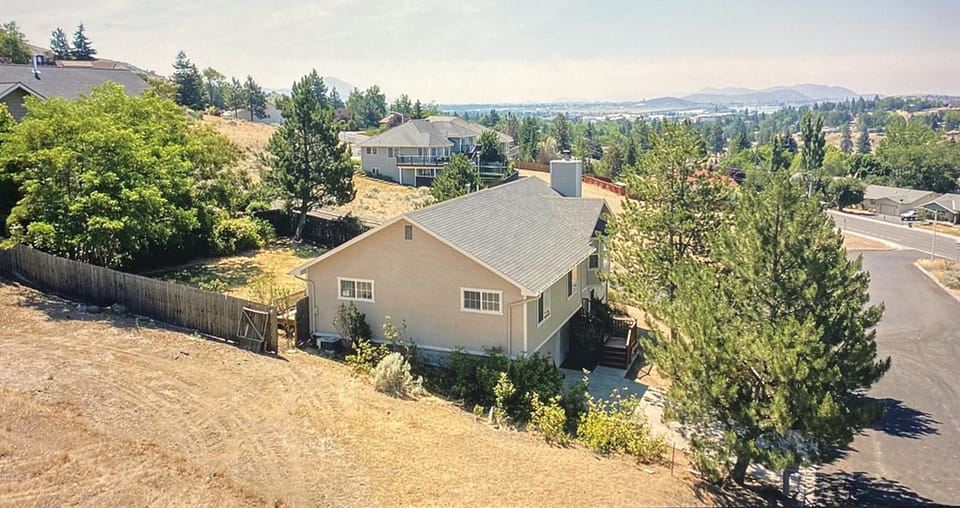 Location around house, private, flexible parking