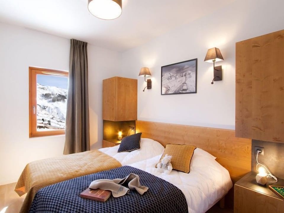 Fall asleep in our cozy bedroom.
