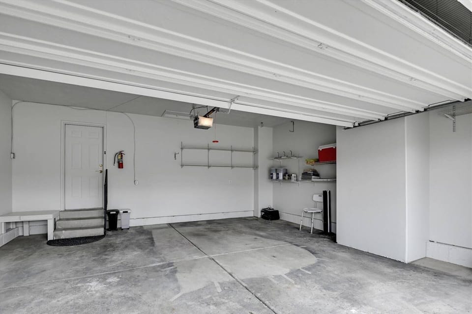 Plenty of Room to Store your Ski Equipment in the Garage or Park your Vehicles in the Driveway