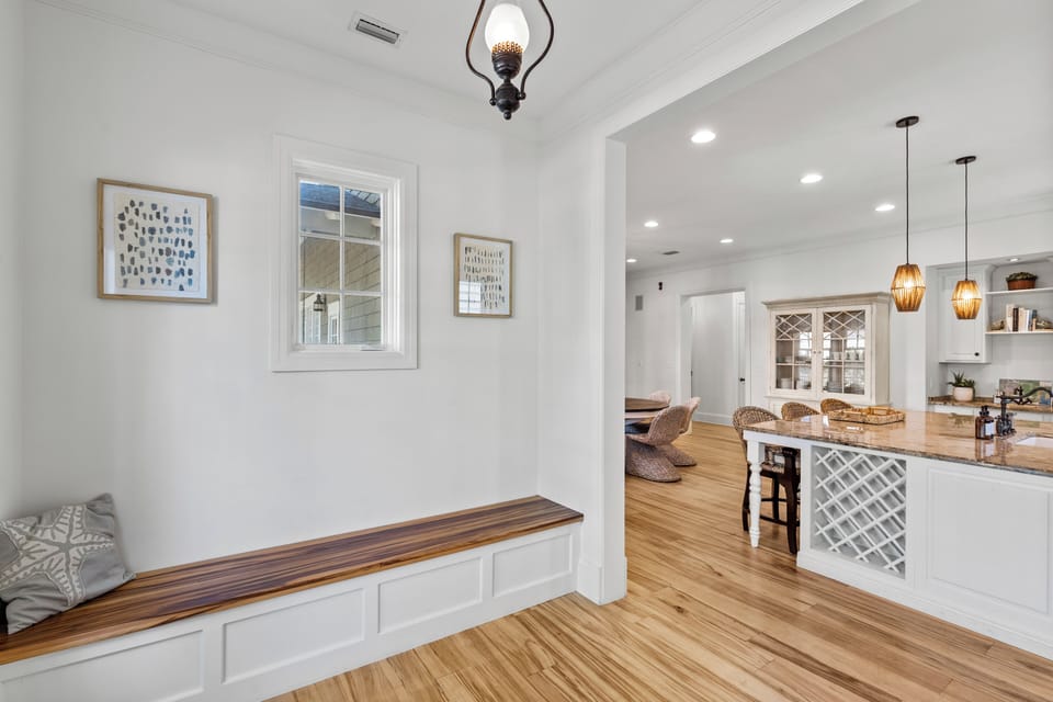 Kick your shoes off in the entryway.