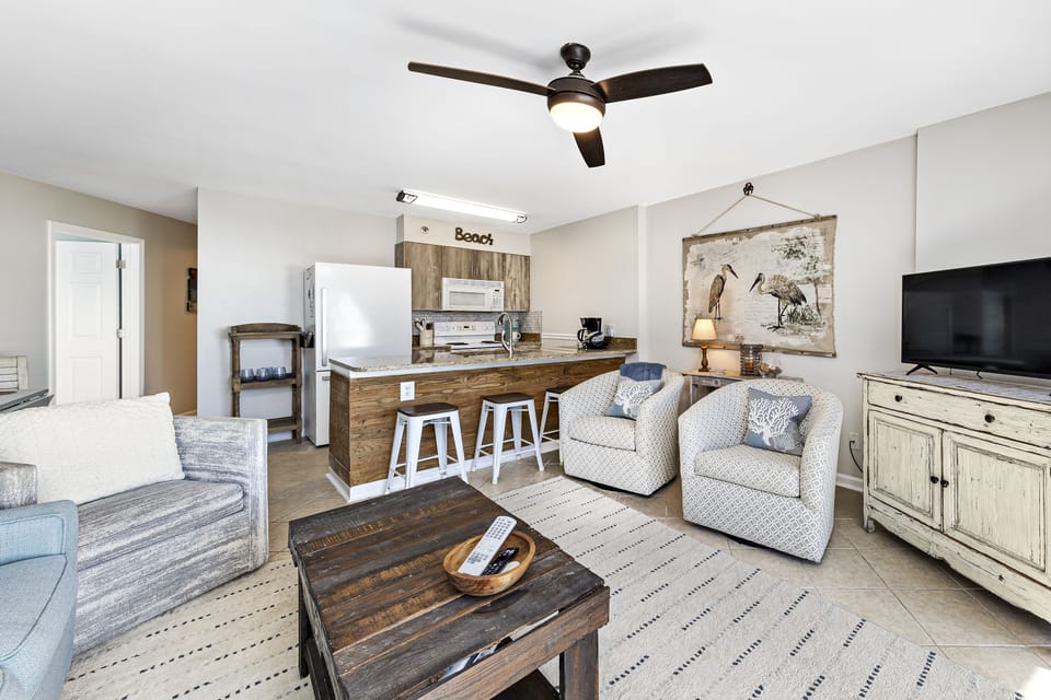 Swivel chairs in living space