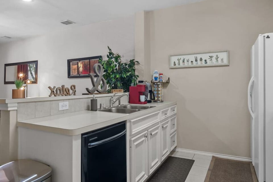 A Keurig Station with a variety of Coffees, Teas, and Decaf Coffees.