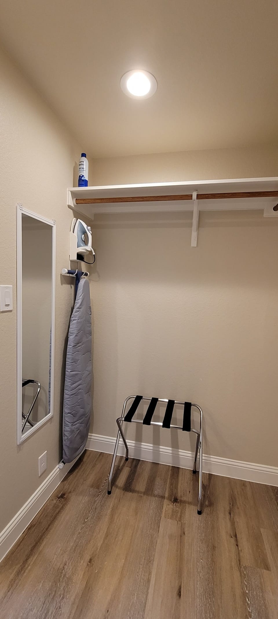 Bedroom 2  Walk-in Closet with amenities.