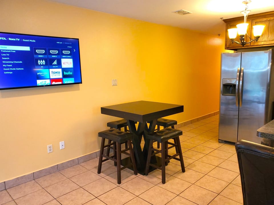 Roku Streaming TV in Dinning Area
