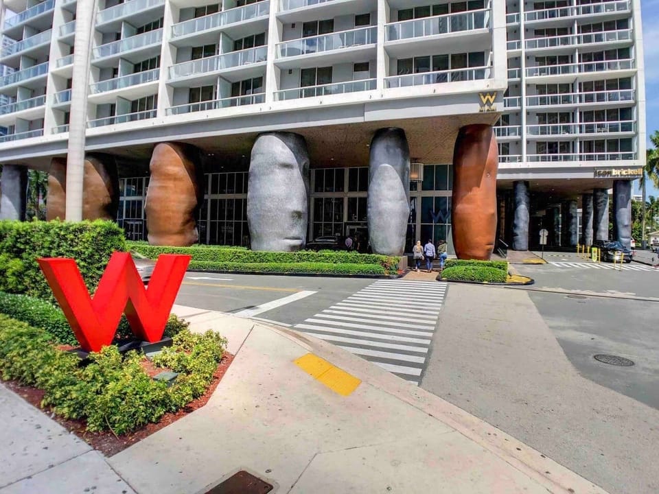 Superb location! The same building with W Hotel Downtown Brickell!