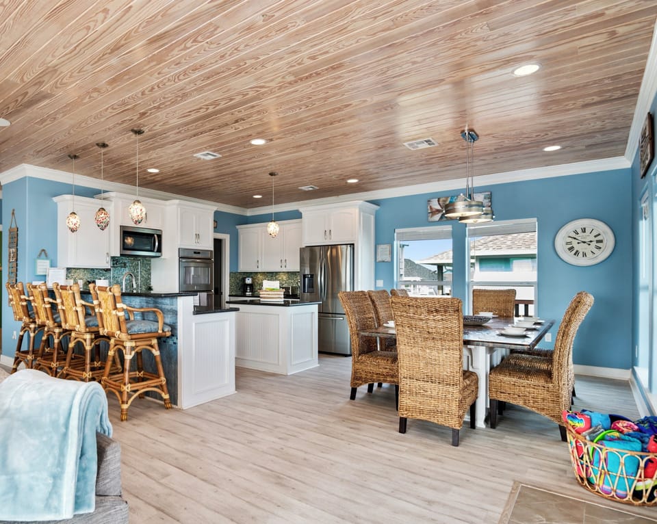 Large open kitchen and dining!