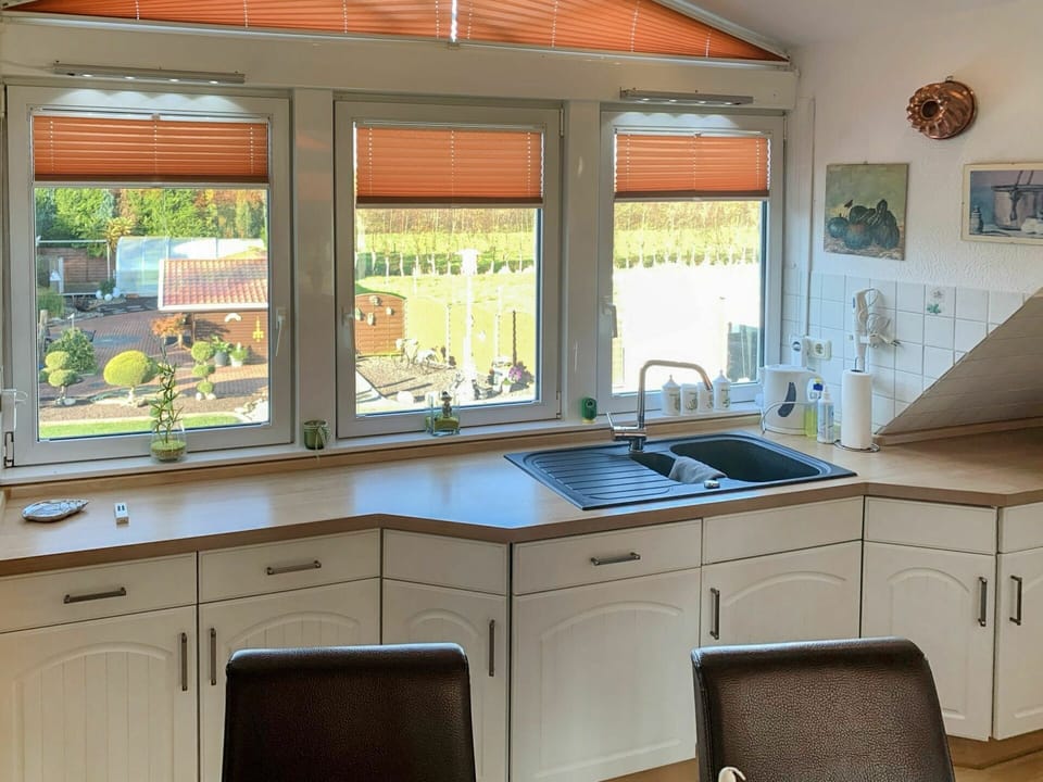 Countertop, Cabinetry, Kitchen Sink, Property, Window, Building, Sink, Kitchen, Kitchen Stove, Wood