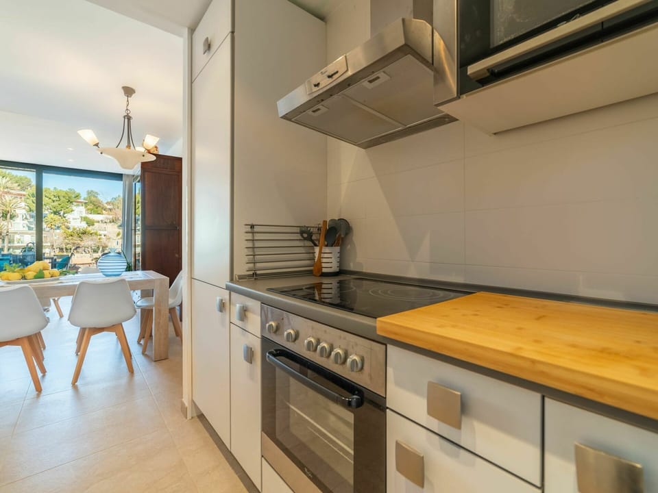 Cabinetry, Countertop, Property, Furniture, Kitchen Appliance, Kitchen, Kitchen Stove, Wood, Building, Plant