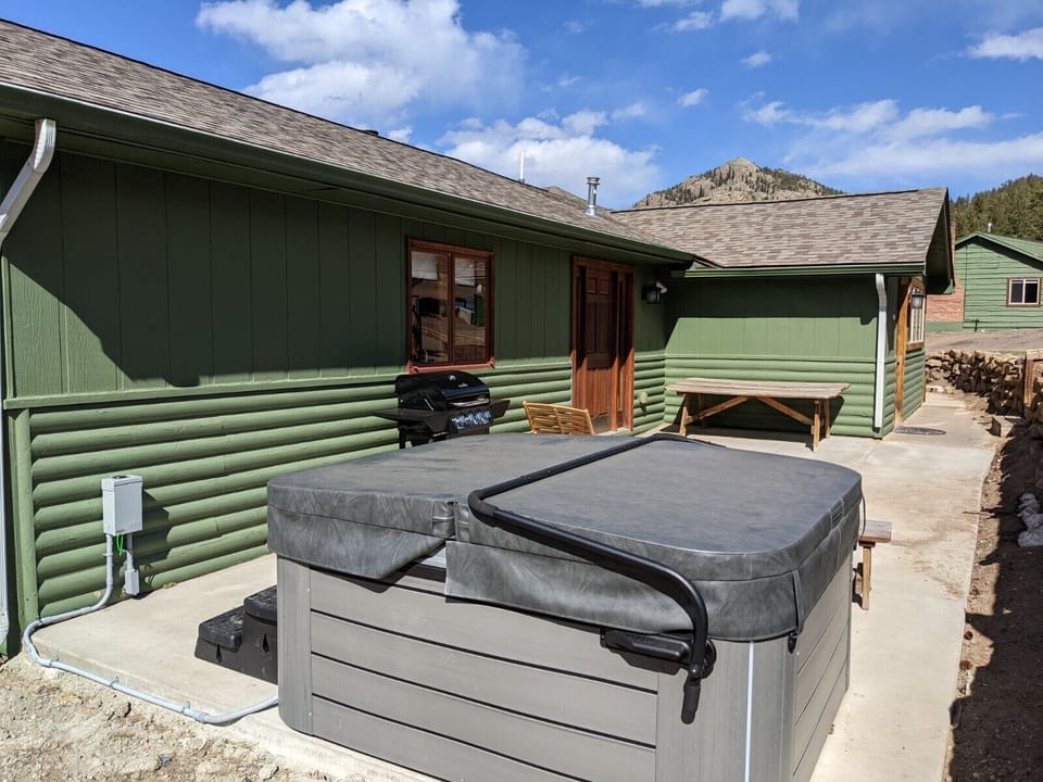 Personal Hot Tub on Patio