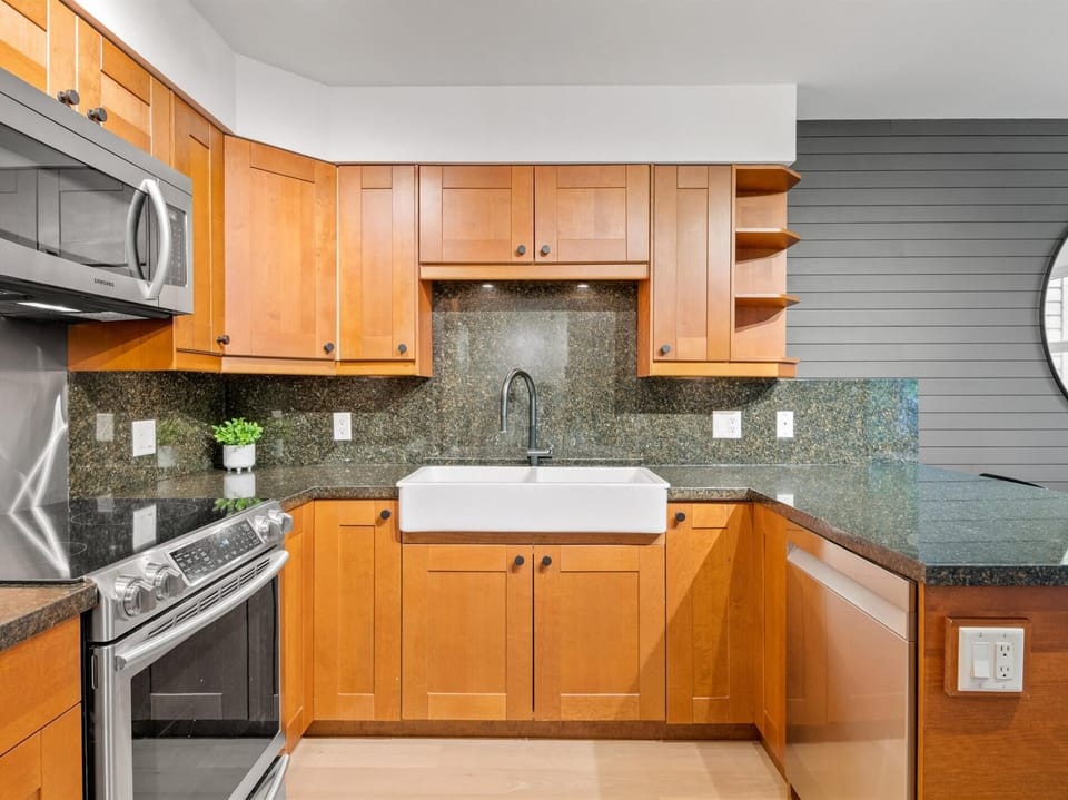 Updated kitchen comes fully stocked with all your cooking equipment