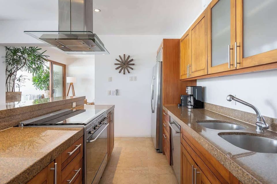 An Exquisite Kitchen with a Charming Island