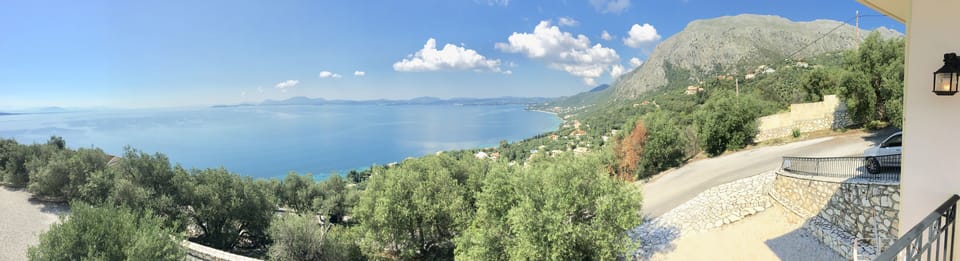 View looking out from the pool
