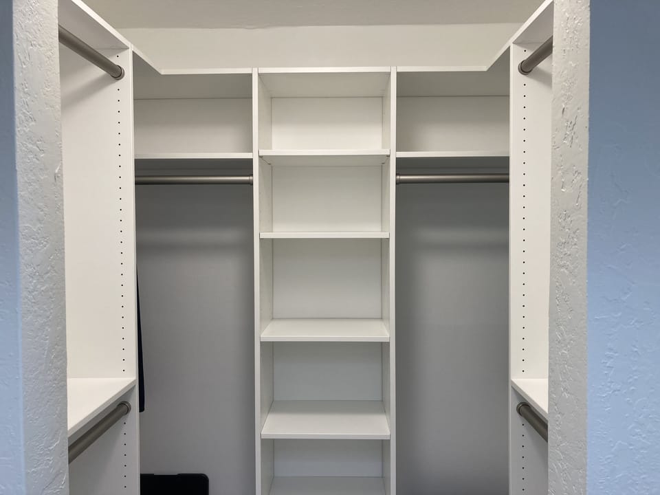 Primary walk-in closet