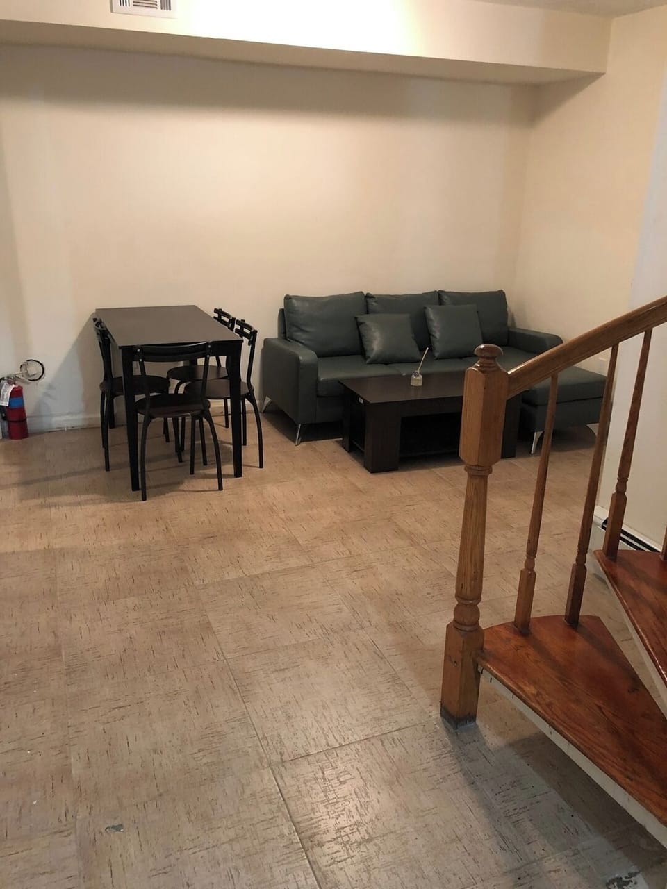 Living room and dining Area downstairs 