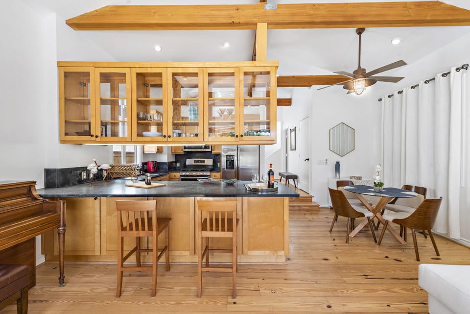 extra seating at the bar area 