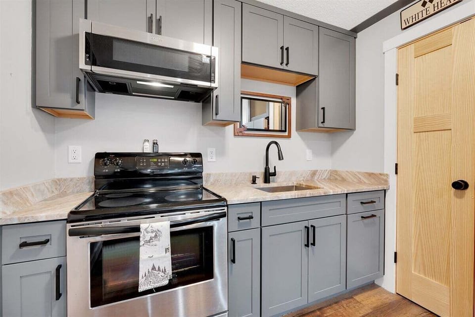 nicely updated kitchen