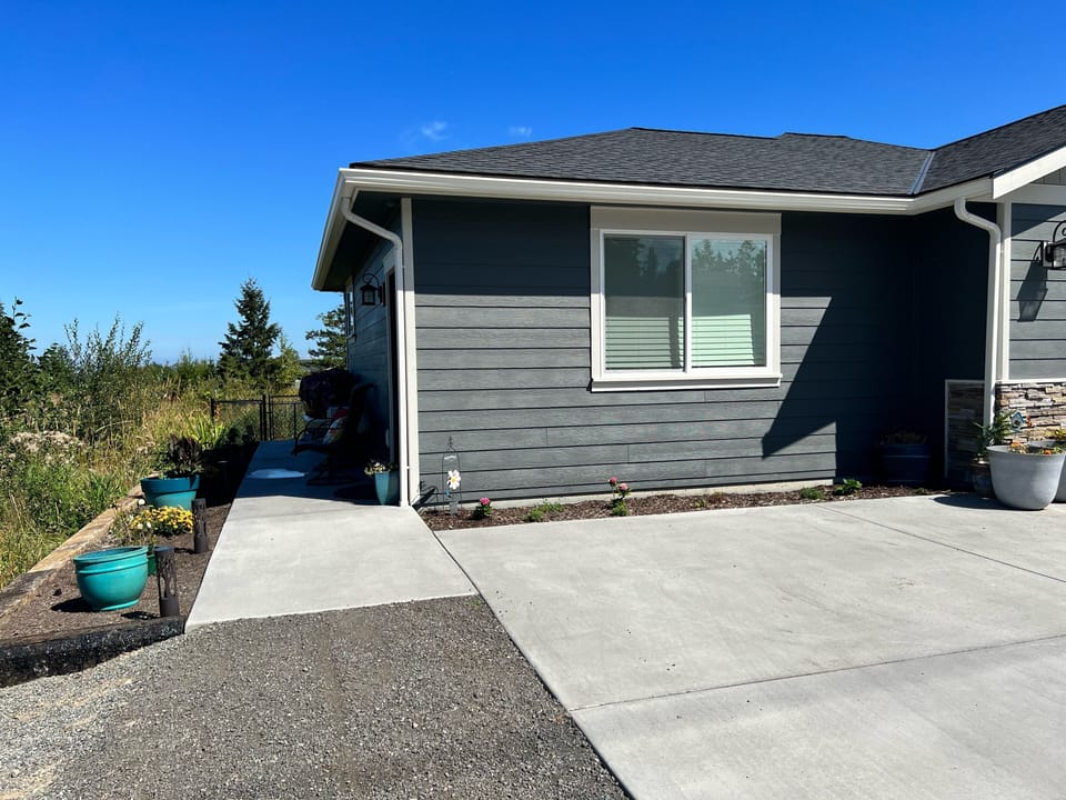 Parking in front of studio