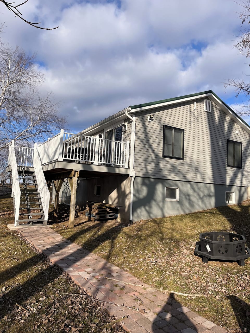 Back deck off kitchen