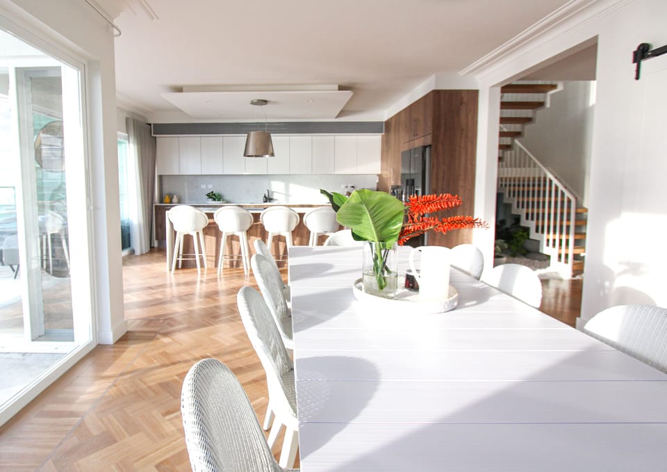 Dining table and Kitchen