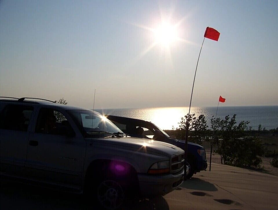 ORV Sand Dunes overlooking Lake Michigan