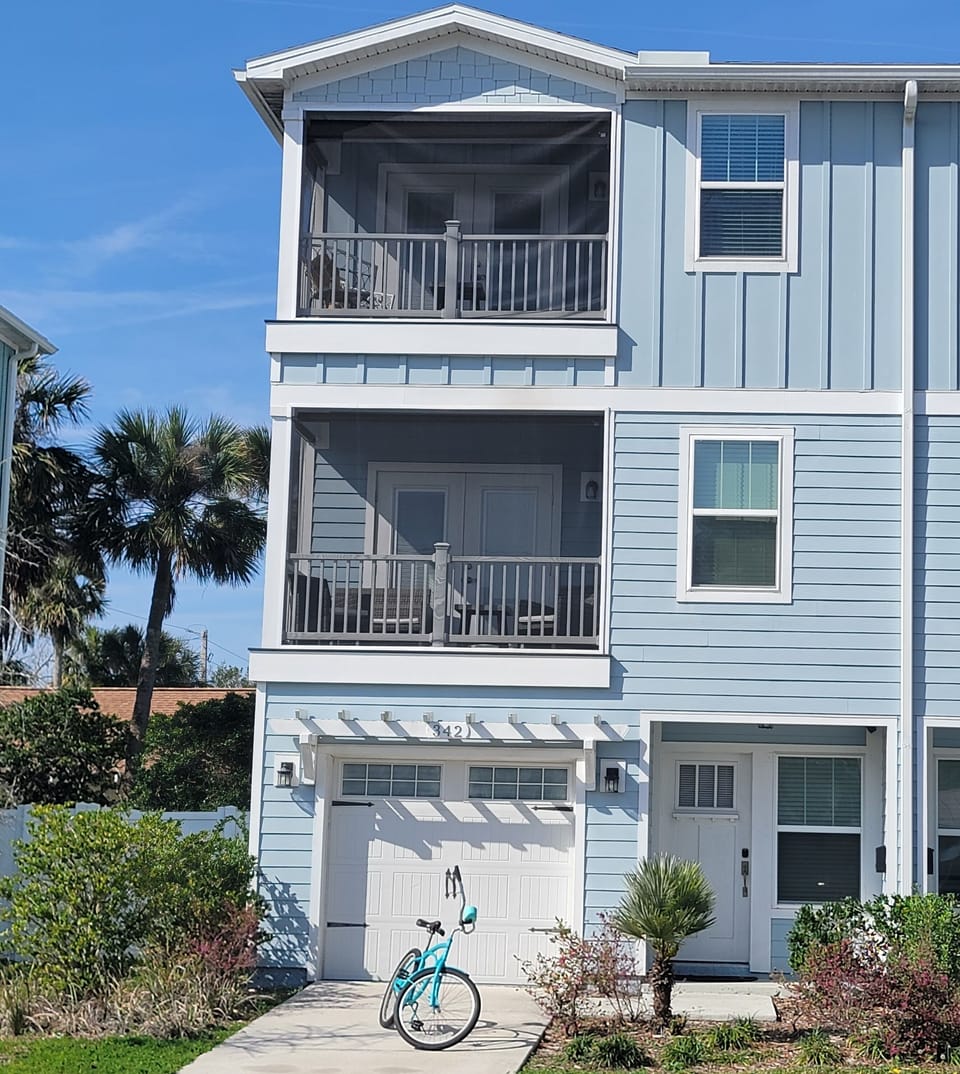 Relax and enjoy the ocean air on one of two balconies.