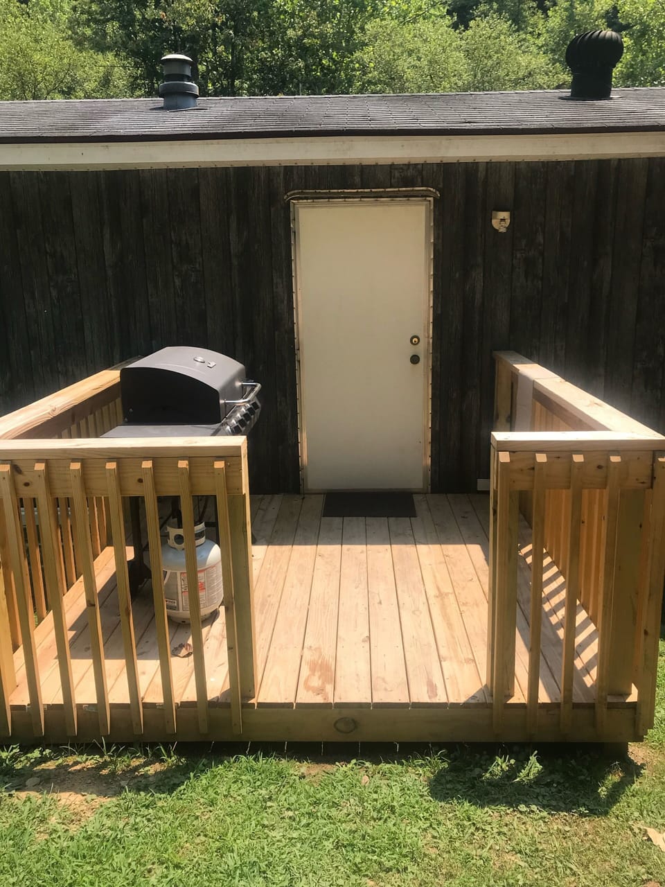 Back deck and Grill