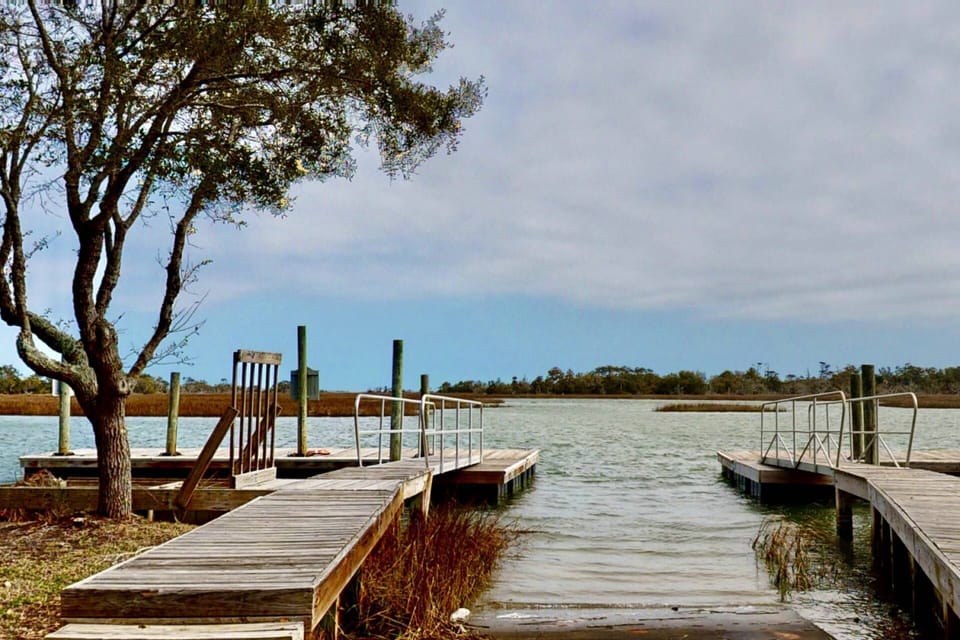 Launching kayaks will be easy at the dock ramp
