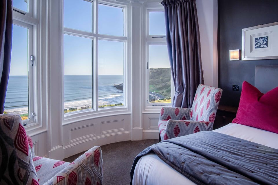 Deluxe Sea View Room with amazing views and king size bed