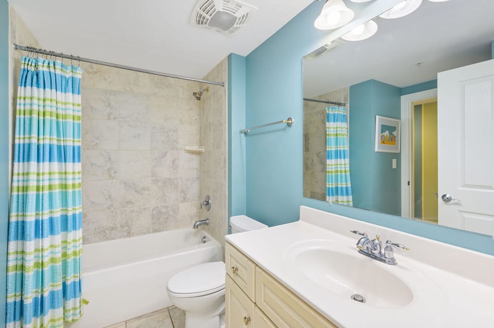 Bathroom 2 is down the hall and has a Shower/Tub combo.