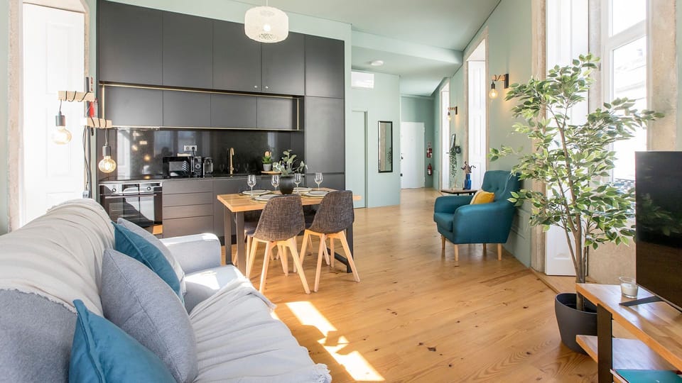 Apartment overview #porto #downtown #sunny #airbnb
