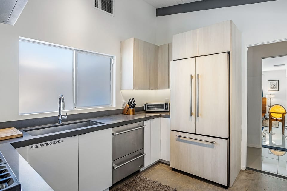 Well-stocked kitchen