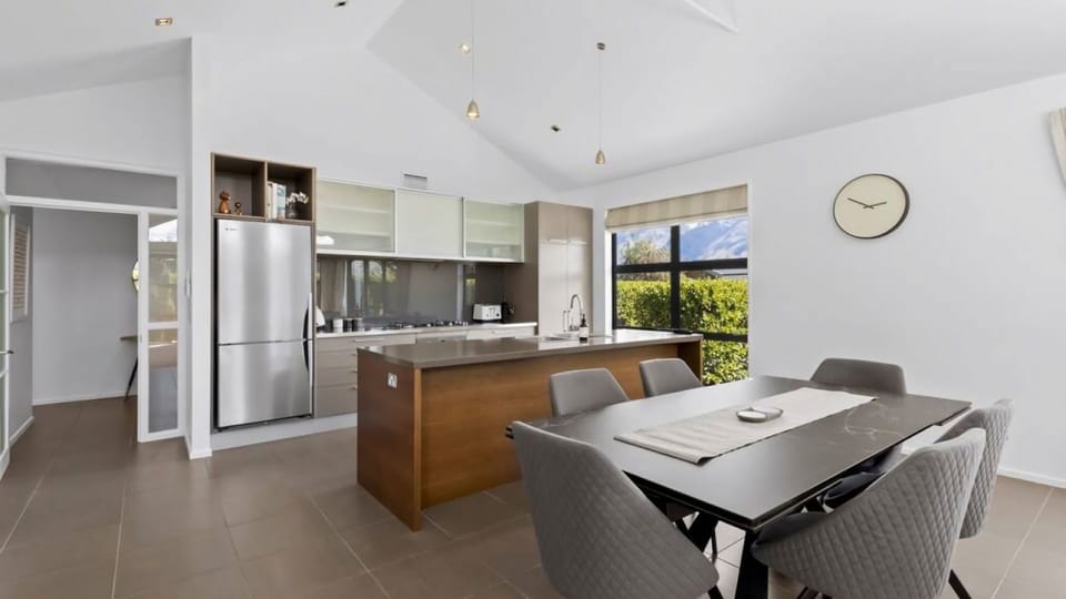Open plan living and kitchen