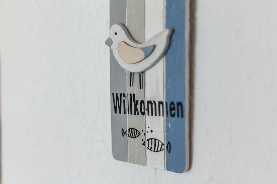 Comfortable vacation apartment with balcony, parking space and modern furnishings in Gröm Apartment in Grömitz