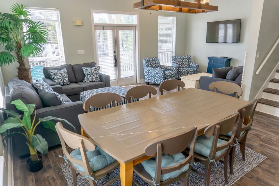Open Concept Dining Room & Living Room