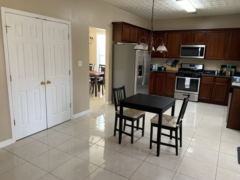 Kitchen, pantry, + breakfast nook