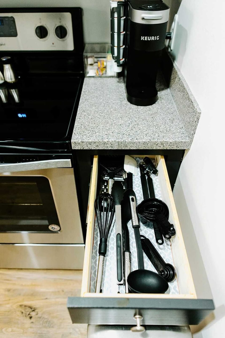 All kitchen utensils provided!