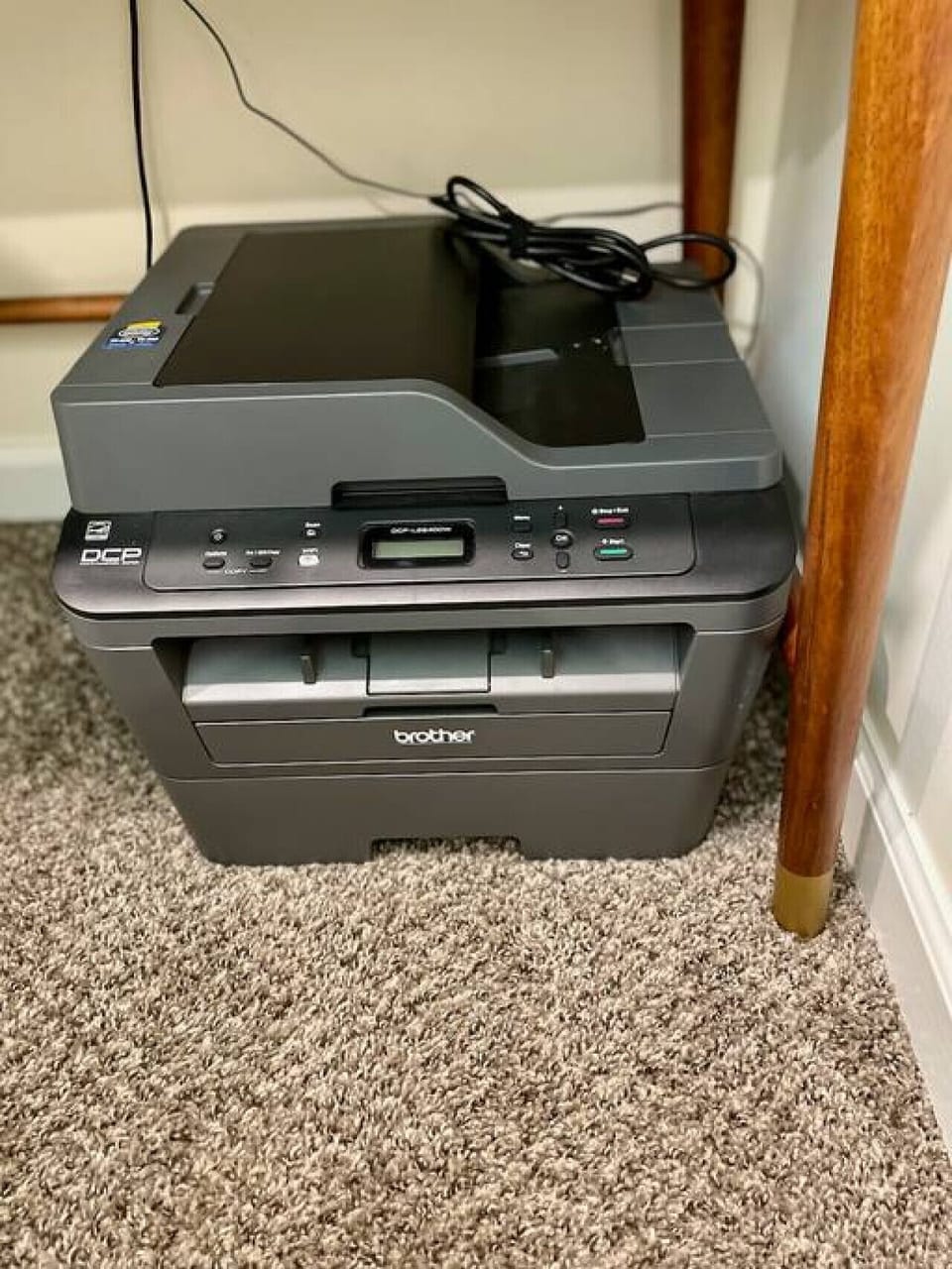 Laser printer/scanner is included for your convenience.