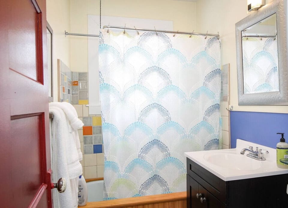 Full bathroom with a tub/shower combo